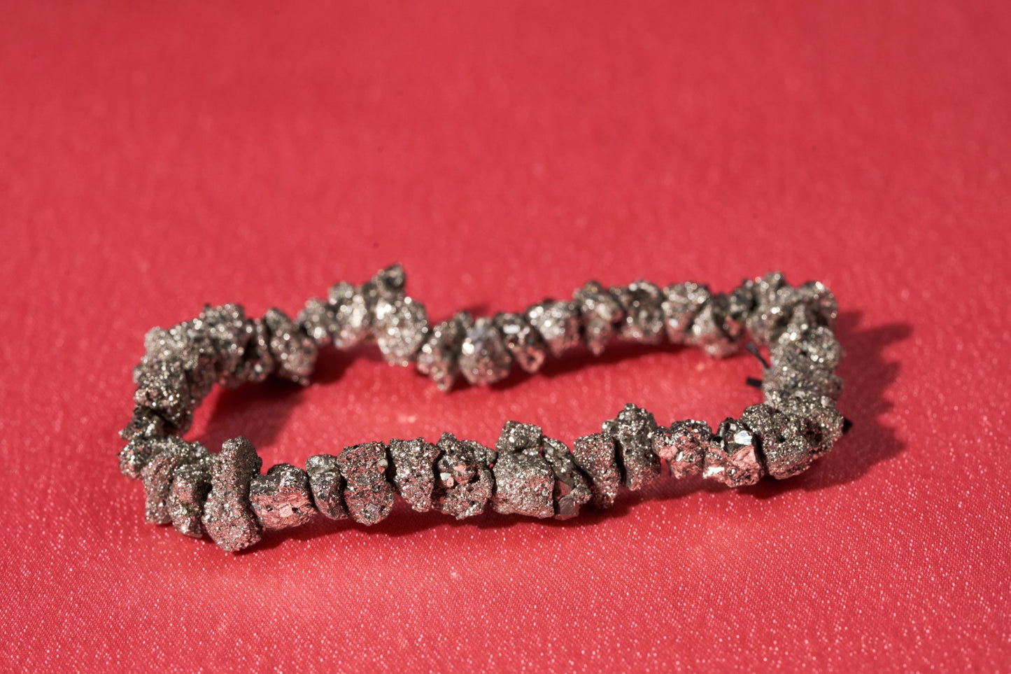 Raw Pyrite Bracelet
