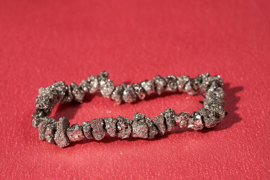Raw Pyrite Bracelet