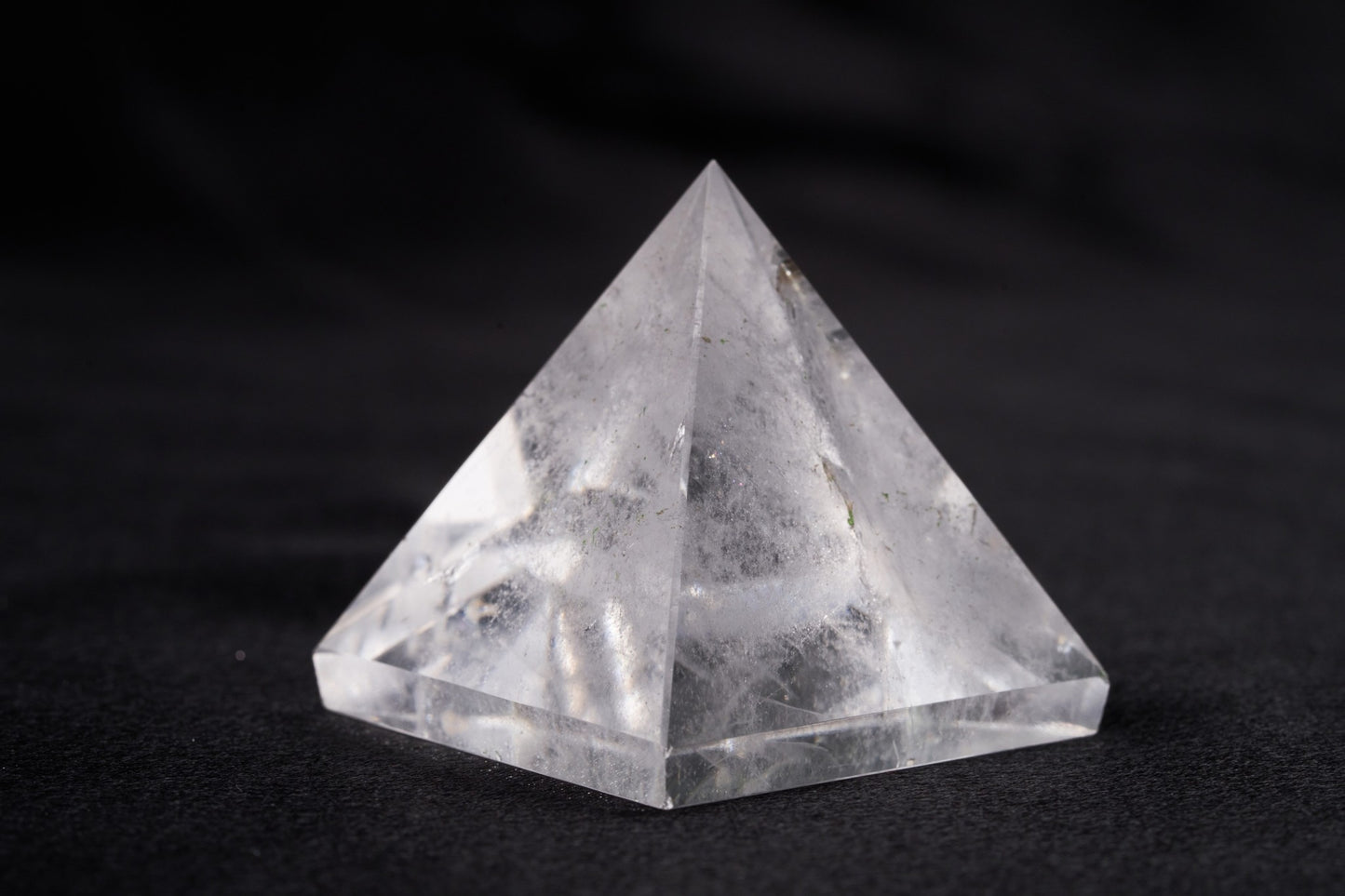 Clear Crystal Pyramid